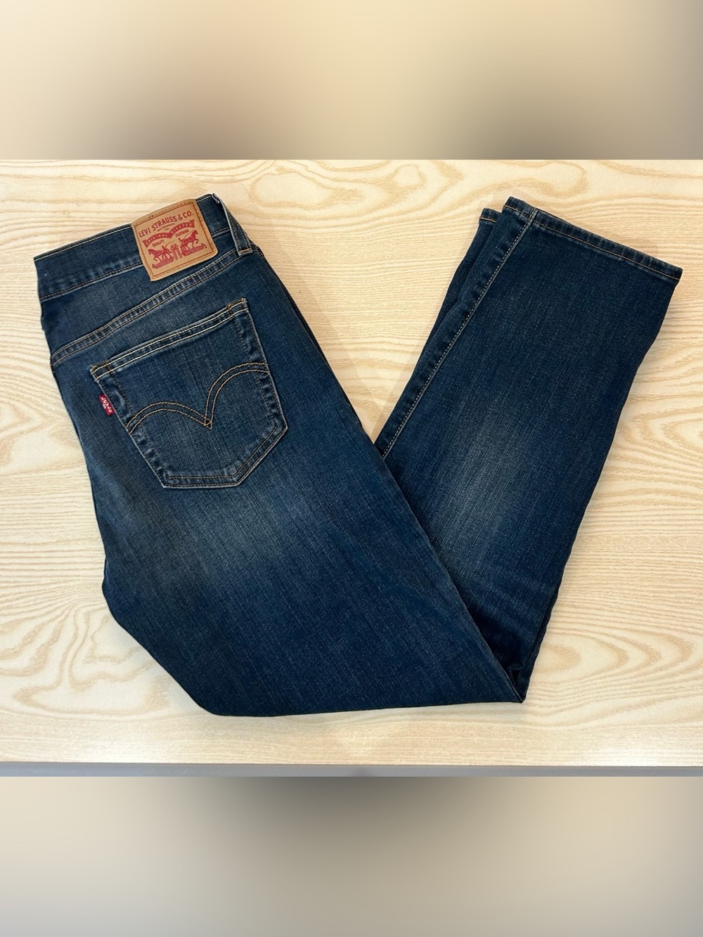 Levi's Women's Dark Blue Boyfriend Jeans